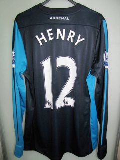 Match Worn Arsenal 11 12 Away Shirt No 12 Henry L S