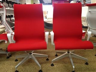 Set of 2 Setu Herman Miller Eames Lounge Chairs Office Den Easy Chair