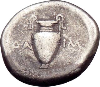 Thebes in Boeotia 379BC Stater Shield Amphora Daim Big Ancient Silver