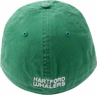 Hartford Whalers Green Vintage Logo 47 Brand Franchise Fitted Hat