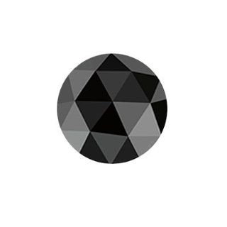 30x4.30x2.00 mm 0.32 Cts Loose Black Diamond ( Round Rose Cut AAA