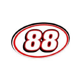 88 Number   Jersey Nascar Racing Window Bumper Sticker  
