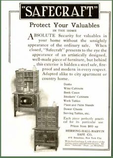1906 Herring Hall Marvin Safecraft Furniture Safes Ad