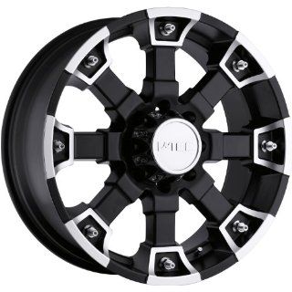 Tec Brutal 20 Matte Black Wheel / Rim 8x170 with a 18mm Offset and a