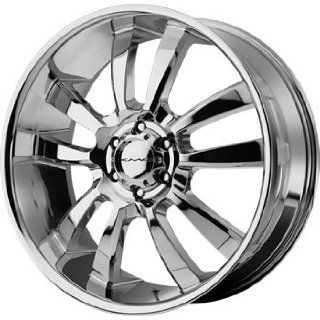 KMC KM673 18x8 Chrome Wheel / Rim 6x135 with a 35mm Offset and a 87.10