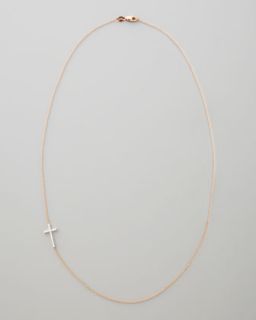 Jennifer Zeuner Rose Gold Initial Necklace   
