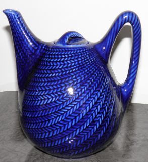 Rorstrand (Sweden) Bla Eld (Blue Fire) Teapot