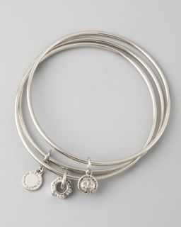 MARC by Marc Jacobs Classic Icons Bangle Set, Silvertone   Neiman