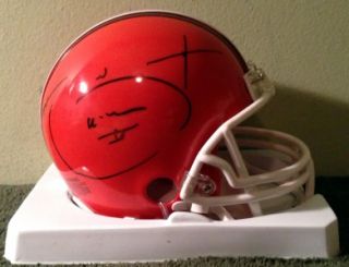 Hanford Dixon Cleveland Browns Signed Mini Helmet w COA