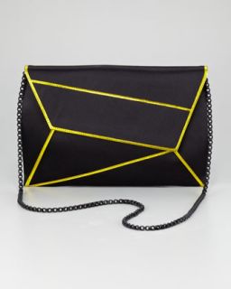 SW1 Matrix Asymmetric Envelope Clutch Bag   