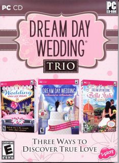 Brand New Dream Day Wedding Trio PC Game Hidden Object