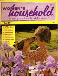 Vintage Womens Household Magazine June 1972 Good