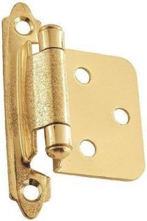 Belwith Bright Brass Self Closing Cabinet Hinges
