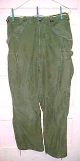 VIETNAM WAR? US ARMY MILITARY TROUSER PANT COLD WEATHER~35 WAIST~28