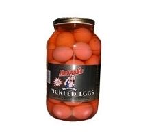One Only Hannahs Ready to Eat Red Pickled Eggs 1 Gal Jar