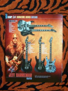 Jeff Hanneman Slayer Guitar Picture JH Camo Graphic ESP