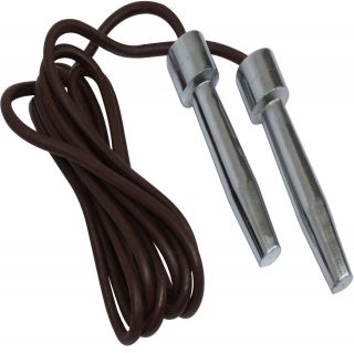  Aluminium Leather Speed Rope Weighted Skipping Jump Boxing MMA