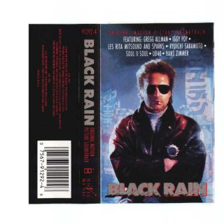 Black Rain Soundtrack Cassette Iggy Pop Hans Zimmer