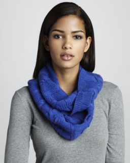 UGG Australia Cable Knit Infinity Scarf, Periwinkle   