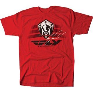 FLY CANARD TEE RED S, FLY Part Number 352 0192S WPS, Stock photo