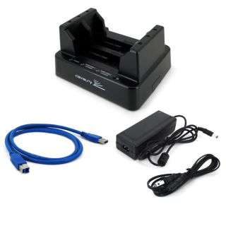 Cavalry USB 3.0 2 Bay Hard Drive Dock Duplicator 2.5 & 3.5 SATA EN