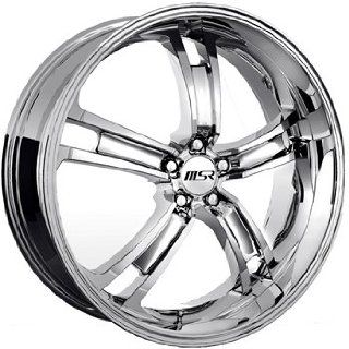 MSR 87 20x7.5 Chrome Wheel / Rim 5x4.5 with a 40mm Offset and a 72.64