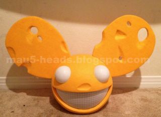 Cheese Head Mouse Mask Home Made Deadmau5 Head Replica