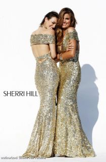 Sherri Hill 1820 Formal Ball Gown Prom Pageant Dress Royal Size 8