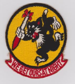  1950s 60s USAF 319th FIGHTER INTERCEPTOR SQDN patch Bunker Hill AFB IN