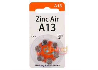 Pcs Size 13 A13 Hearing Aid Batteries PR48 13A XL13