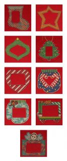 Holiday Picture Holder Ornament Machine Embroidery Designs