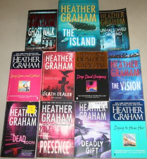Heather Graham Huge Lot of 11 Suspense Thrillers