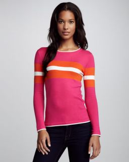 525 America Colorblock Sweater, Pink   