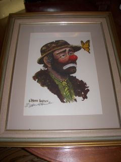Clown Prints by w Harold Hancock Signed Numbered 273 1000
