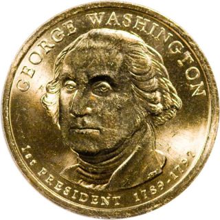 2007 $1 George Washington Dollar MS 64 ANACS Certified