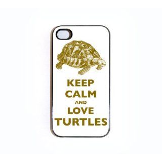 iPhone 4 and 4s Case Keep Calm And Love Turtles Cell