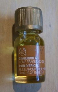 The Body Shop Gingerbread Home Fragrance Oil New