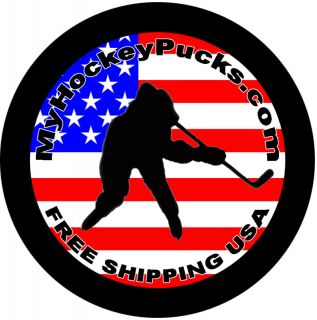 Custom Hockey Pucks Full Color Printed Only $1 79 Puck 