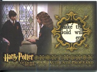 Harry Potter And The Chamber Of Secrets Prop Card P9 Potions Book 053