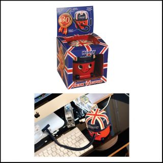 HENRY HOOVER MINI VACUUM CLEANER SPECIAL EDITION UNION JACK OFFICE
