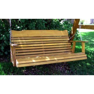 4 Cedar Porch Swing, Amish Crafted: Patio, Lawn & Garden