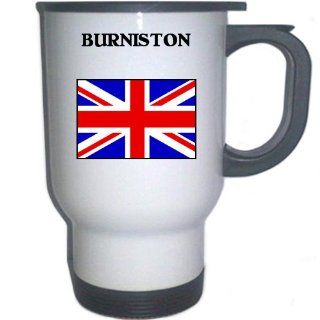 UK/England   BURNISTON White Stainless Steel Mug