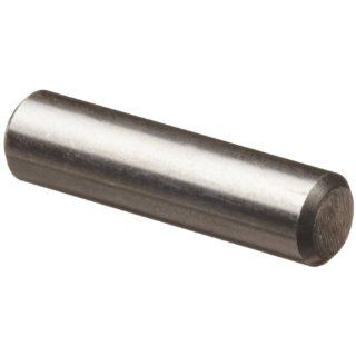 18 8 Stainless Steel Dowel Pin, 1/4 Diameter, 1 1/2 Length (Pack of