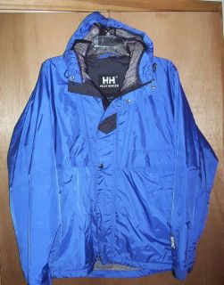 Helly Hansen Mens Blue Rain Storm Jacket Coat S