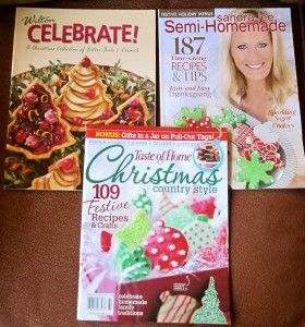 Lot of 3 Holiday Christmas Cooking Magazines Taste of Home Wilton