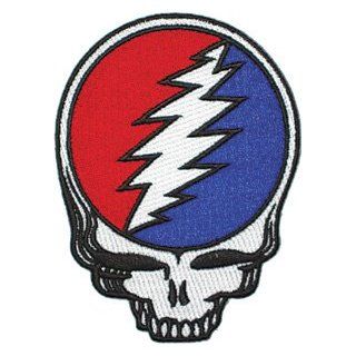 Grateful Dead Die Cut Skull Steal Your Face Embroidered