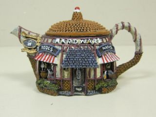 Hometown Teapot Cottages Hardware Miniature Collectible Teapots