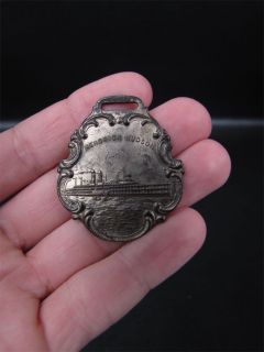 Stear Hendrick Hudson River Steamboat Pocket Watch Fob