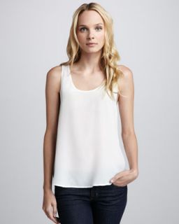  available in ivory $ 68 00 french connection relaxed silk tank ivory
