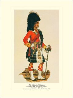 Haswell Miller The Seaforth Highlanders British Army